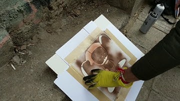 Stenciling 101  |  6 out of 6  |  Painting Your Stencil