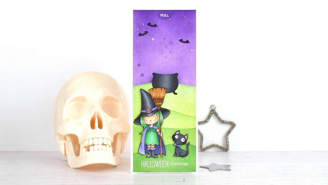 Halloween Greetings | Creating an Interactive Slider Card