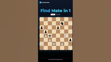 99% of Players Overthink This Simple Checkmate, But The Move is Obvious! | Mate in 1 #shorts #chess