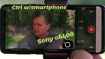 Use your smartphone as an external monitor for your Sony alpha camera | Sony A6400