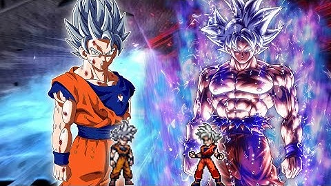 Son Goku DBS V7 TP OP(All Form) VS Son Goku Monkey King OP(All Form) in Jump Force Mugen