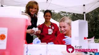 Testing A1C Levels at First Thursdays | IU Arts & Humanities and School of Nursing