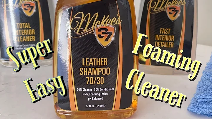 70/30 Leather Shampoo/ McKees 37/ Interior Cleanin...