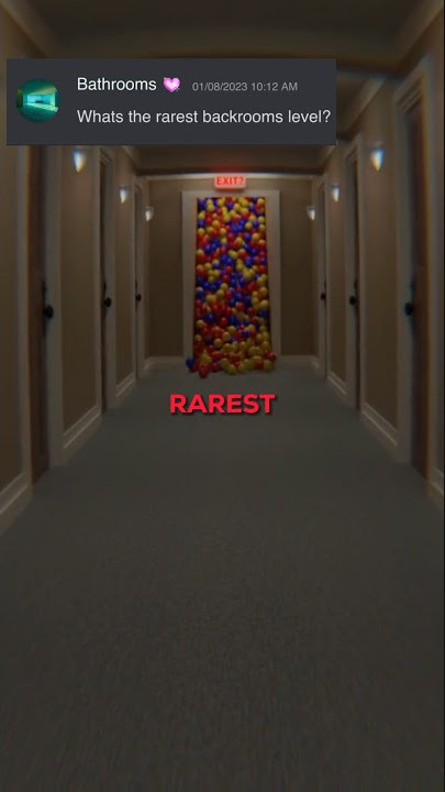 The RAREST Backrooms Level…☁️🔑 #shorts #backrooms #creepypasta