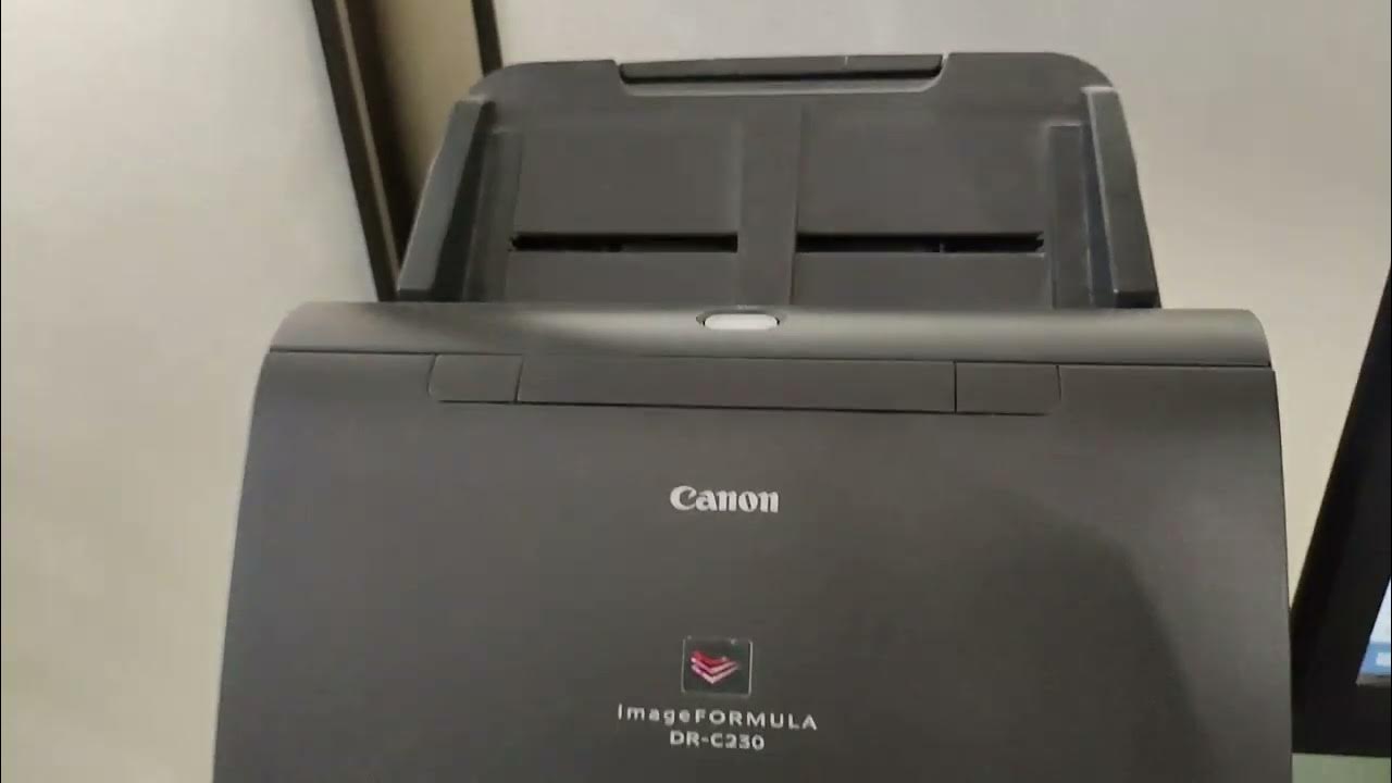 Canon Imageformula DR C230 Canon Imageformula DR C230 installation