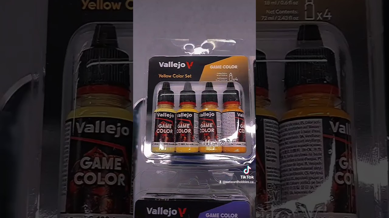 The brand new Vallejo Game Color Paint Sets are finally here