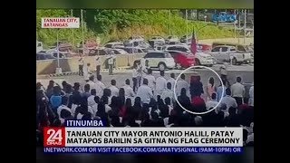 Tanauan City Mayor Antonio Halili, patay matapos barilin sa gitna ng flag ceremony
