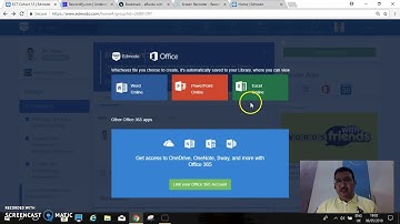 How to use Office Online to create and share files in EDMODO