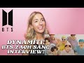 BTS talks Dynamite, life in quarantine &amp; the future of their music | ZACH SANG INTERVIEW REACTION!