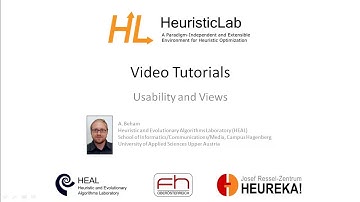 HeuristicLab Usability and Views