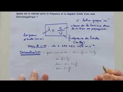 Vidéo: Le nombre d'ondes et la fréquence sont-ils la même chose ?