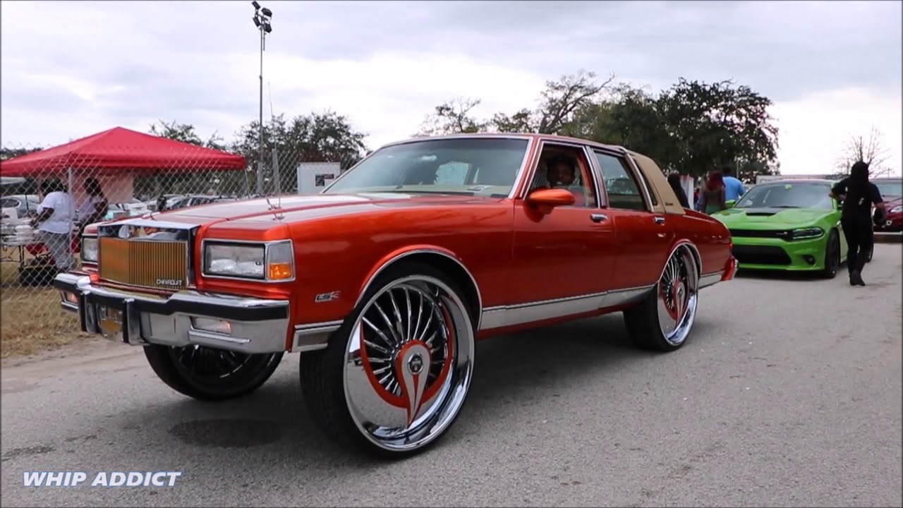 ＊CAPRICE＊ WhipAddict: 89' Chevy Caprice LS Tuckin DUB Azzmacka 30s