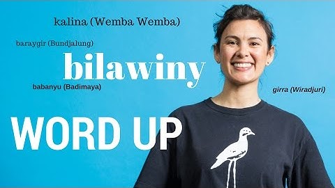 Learn words in the Nyungar language from Western Australia