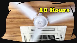 Ceiling Fan 10 Hours 'Black Screen Ceiling Fan Sounds' Sounds for Sleeping