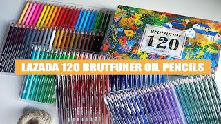 120 BRUTFUNER OIL PENCILS | UNBOXING | SWATCHES