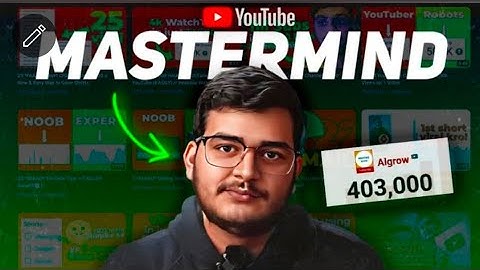 How  @Algrow  Dominates YouTube His SECRET to Beat the YouTube Algorithm @ManojDey