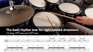 This Pattern Will Improve Your Timing On The Drums - The Basic Rhythm Tree