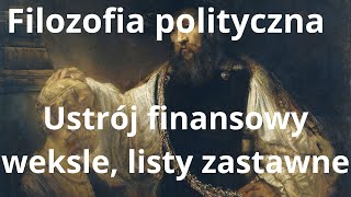 Ustrój finansowy - weksle, listy zastawne, akcje