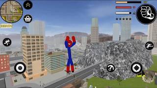 Spider Stickman Rope   Vegas Crime City Hero #21 screenshot 5