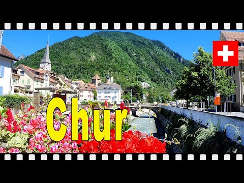 Switzerland old town CHUR /Walking Tour / 2022 / 4K