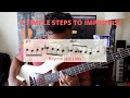 4 SIMPLE STEPS TO IMPROVISE (Beyond Jazz Licks) #improvisation #jazz