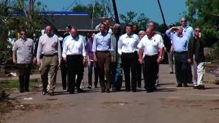 President Obama Tours TornadoDamaged Areas