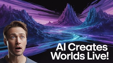 This AI Builds Virtual Worlds in Real Time No Game Engine Needed!