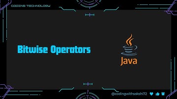 Bitwise Operators | Java | #education #java #bitwiseoperators