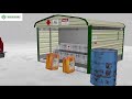 Waste Oil Storage Shed by Transportable Shade Sheds Waste Oil Storage Shed by Transportable Shade Sheds