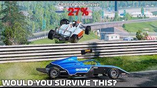 Would you Survive this Racing Crash? | BeamNG.Drive