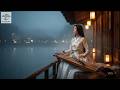 5 Hours Misty Night Healing Sounds 🌙 | Gayageum, Rain & Crickets Deep Relax