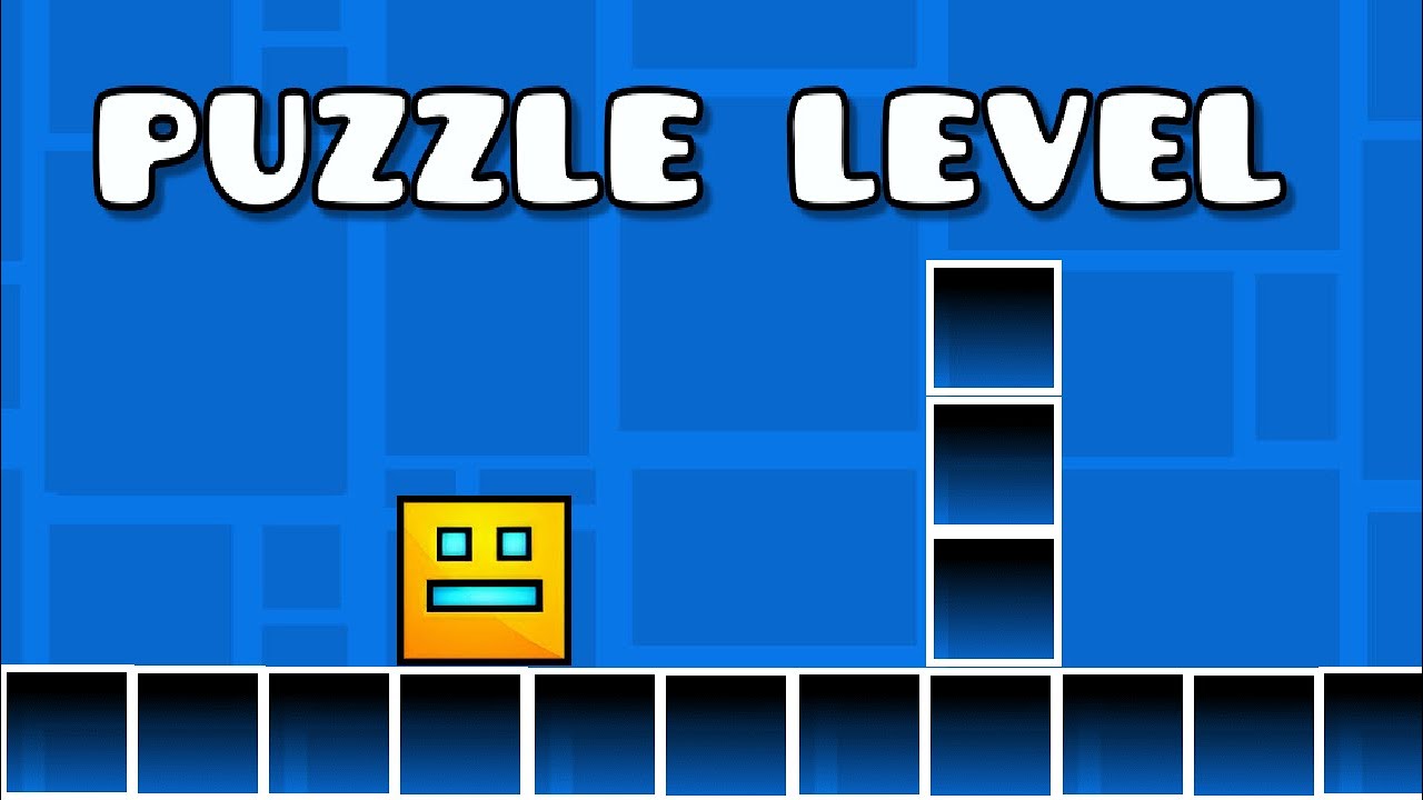 I MADE A PUZZLE LEVEL IN GEOMETRY DASH - YouTube