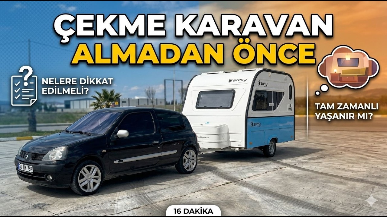 İlk kez çekme karavan alacaklar dikkat! Detaylı inceleme...
