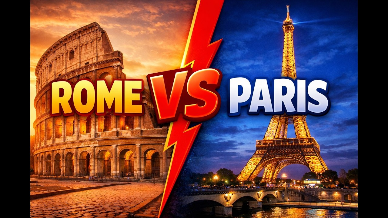 Рим и Париж: сравнение городов для путешествия | Какой город лучше? | Путеводитель по Европе | Th...