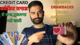 CREDIT CARDS - BENEFITS | DISADVANTAGES | RIGHT USAGE AND HOW TO APPLY