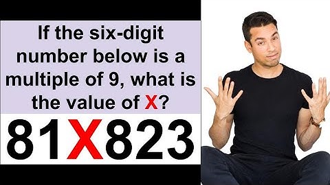 Find the unknown digit to make a number that is divisible by 9!