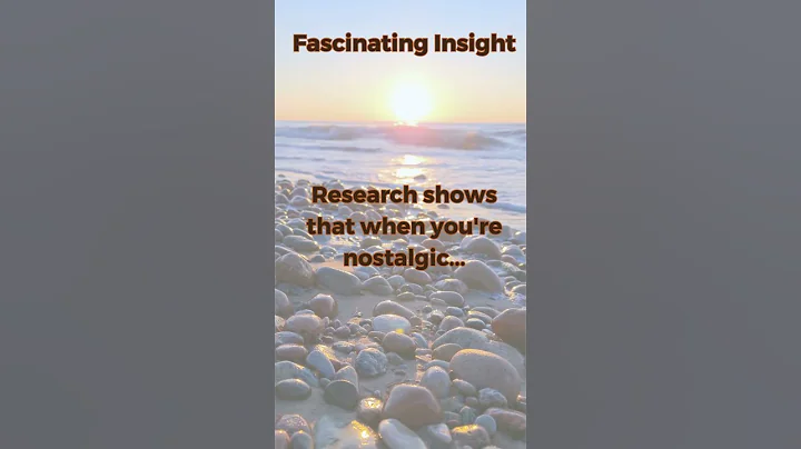 Nostalgia's Positive Influence: A Boost in Optimism  🌟🌈