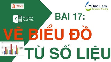 Microsoft Excel 2016 Bài 17: Vẽ đồ thị trong Excel