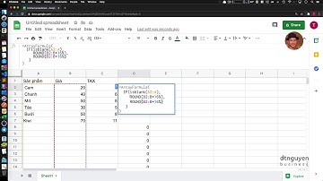 Cách viết công thức Google Sheets tự mở rộng khi thêm dữ liệu mới