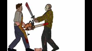 Jason voorhees vs Freddy Krueger vs Michael Myers vs leather face