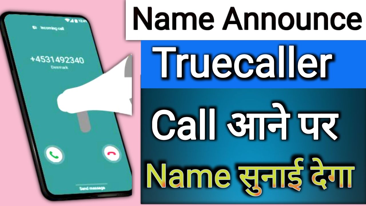 Truecaller announce calls setting | Call name announcer android😍🔥 - YouTube