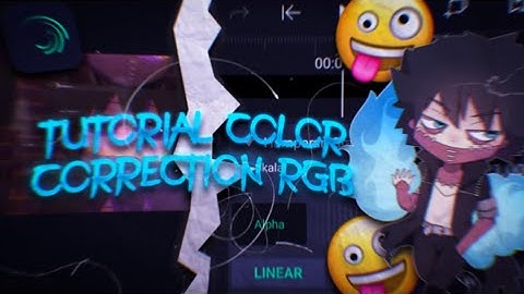 Tutorial CC Time Warp Rgb Like Me - [ Alight Motion ]