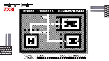 Minoss Knossoss - A new adventure game for the ZX81 from David Stephenson