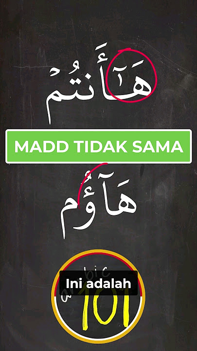 Kedua Mad Ini TIDAK Sama?