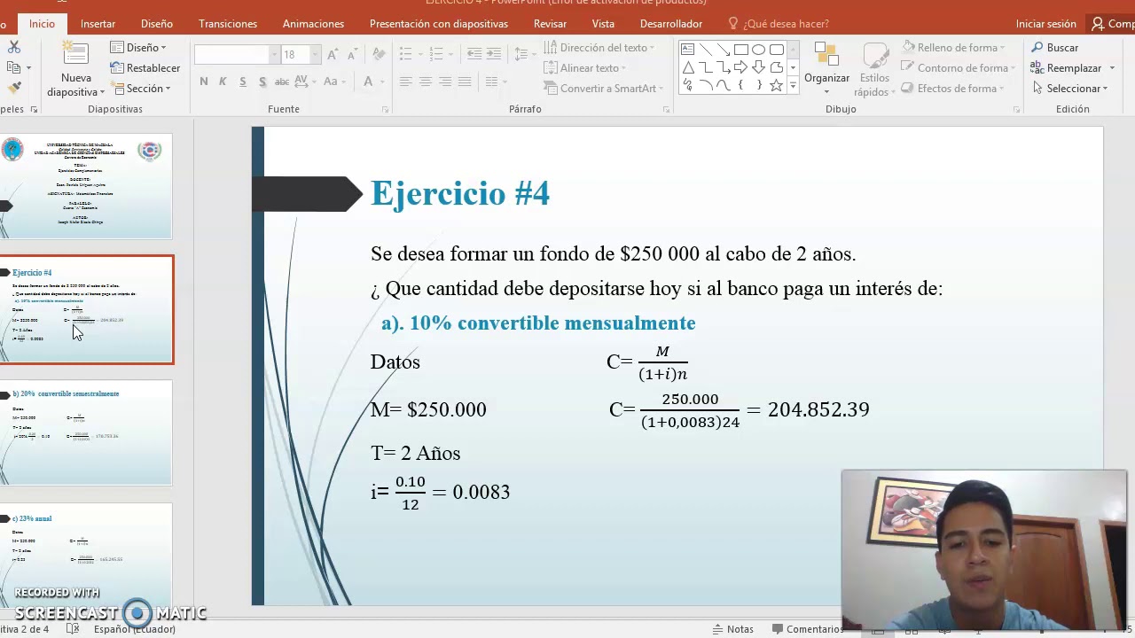 EC001 MATEMATICAS FINANCIERAS DIAZ MATA, AGUILERA YouTube