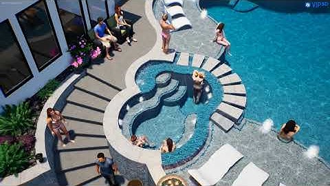 Custom Pool Design By: Kevin Hernandez of Alamo Pools -2021