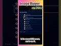 How to make the image BIGGER on PS4 #shorts #youtubeshorts