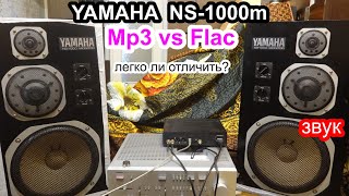 Yamaha NS-1000 mp3 vs flac часть 1 звучание