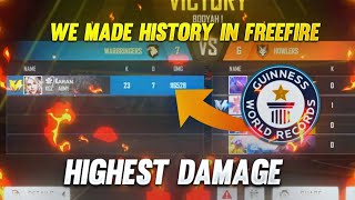 Highest Damage Ever In Free Fire History|| I Made World Record In Free Fire History||Karan Gamer Z