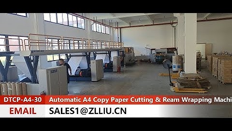 DTCP-A4-30 Automatic A4 paper cutting & ream wrapping machine 5R4P